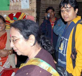 Novelist Suchitra Bhattacharya at Nicwon Sanskritic Mela '09